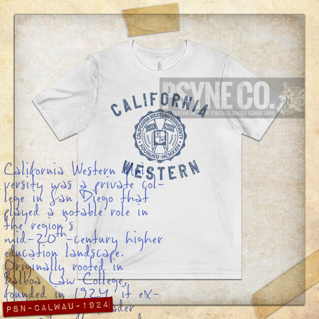 California Western University 1924 Vintage Men's T-Shirt