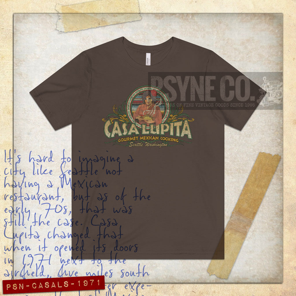 Casa Lupita Seattle 1971 Vintage Men's T-Shirt