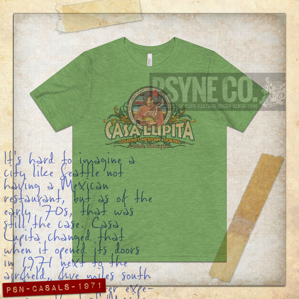 Casa Lupita Seattle 1971 Vintage Men's T-Shirt