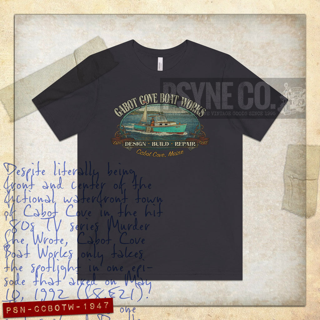 Cabot Cove Boat Works 1947 Vintage Men's T-Shirt