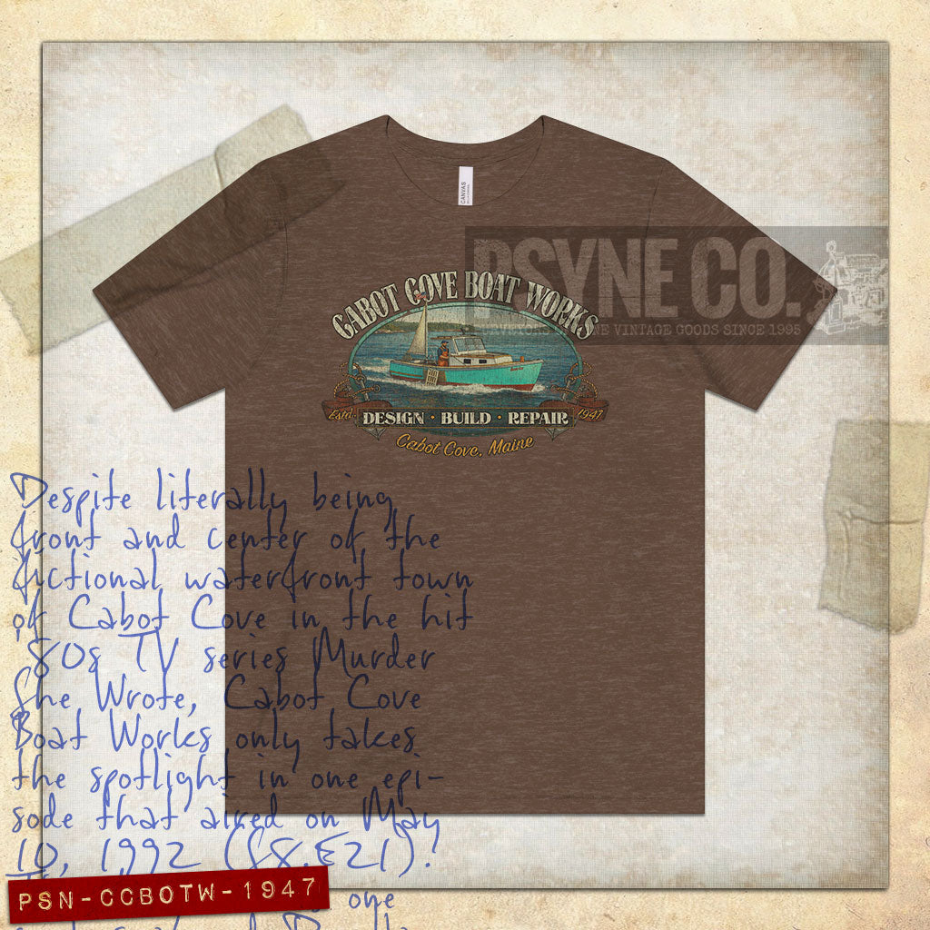 Cabot Cove Boat Works 1947 Vintage Men's T-Shirt