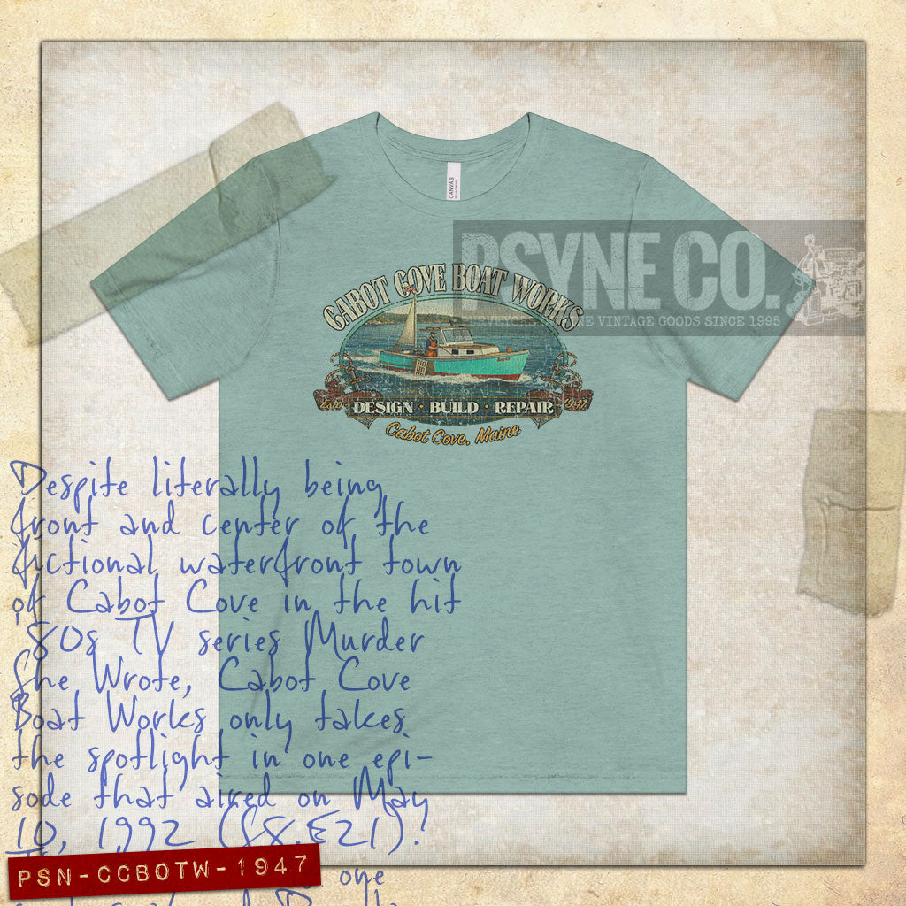 Cabot Cove Boat Works 1947 Vintage Men's T-Shirt