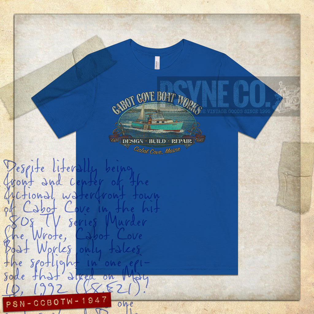 Cabot Cove Boat Works 1947 Vintage Men's T-Shirt