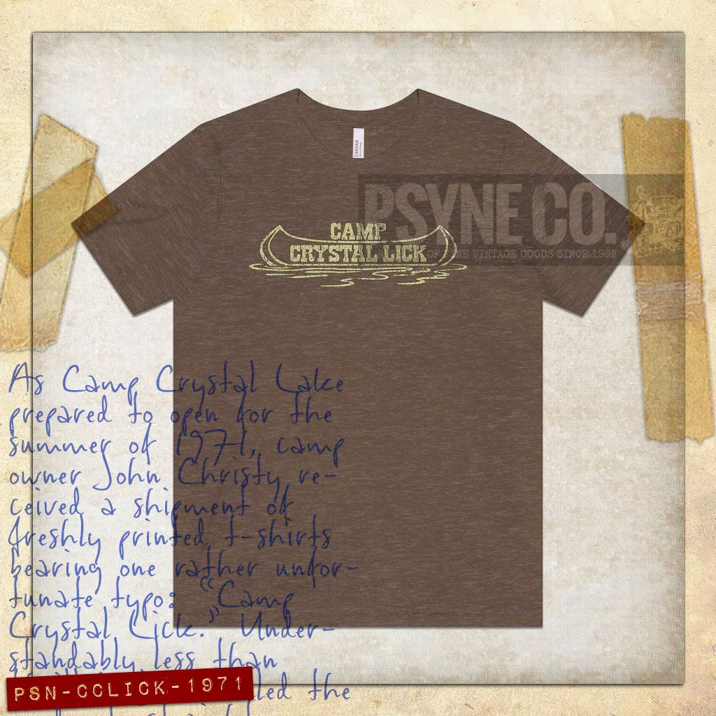 Camp Crystal Lick 1971 Vintage Men's T-Shirt