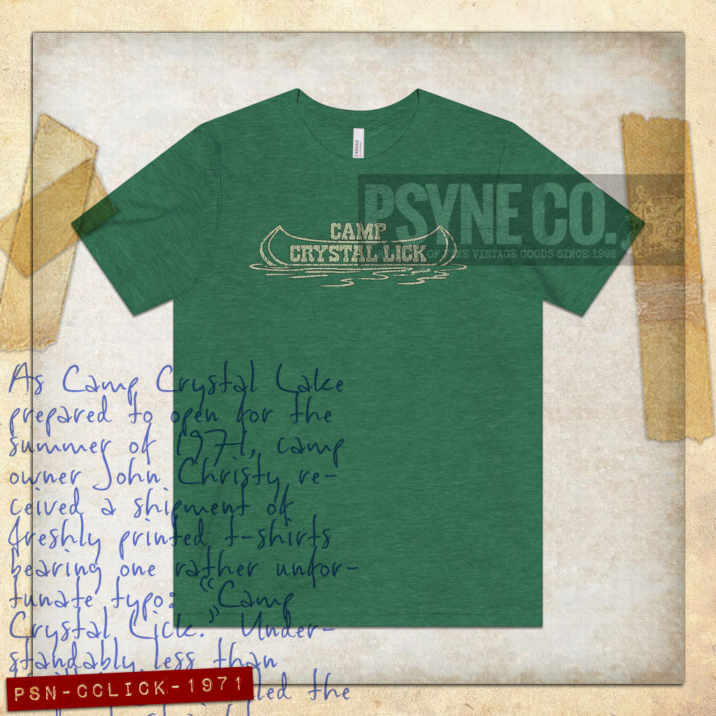 Camp Crystal Lick 1971 Vintage Men's T-Shirt