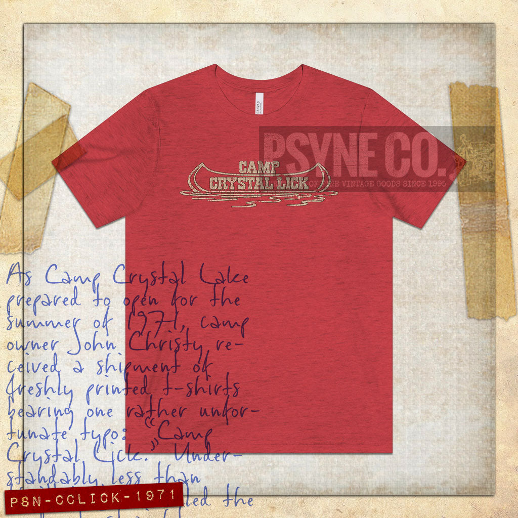 Camp Crystal Lick 1971 Vintage Men's T-Shirt