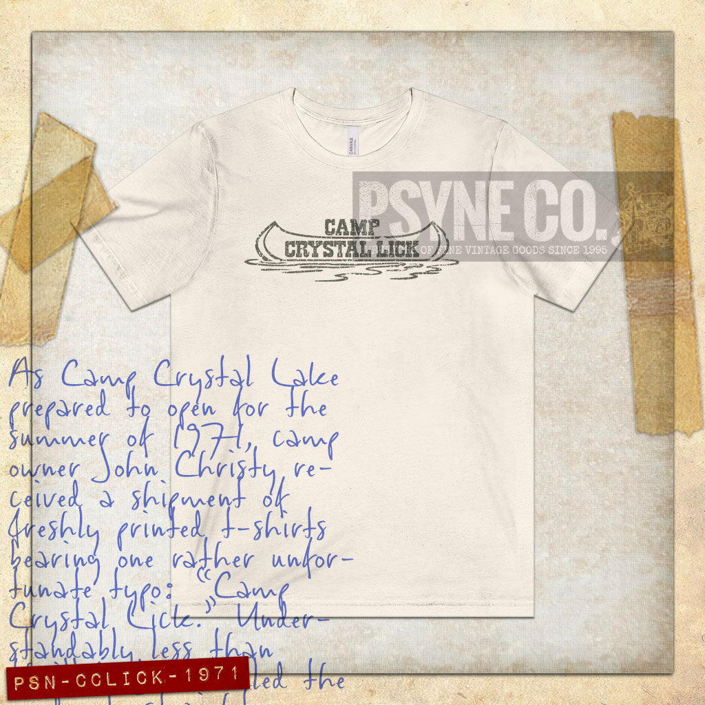 Camp Crystal Lick 1971 Vintage Men's T-Shirt