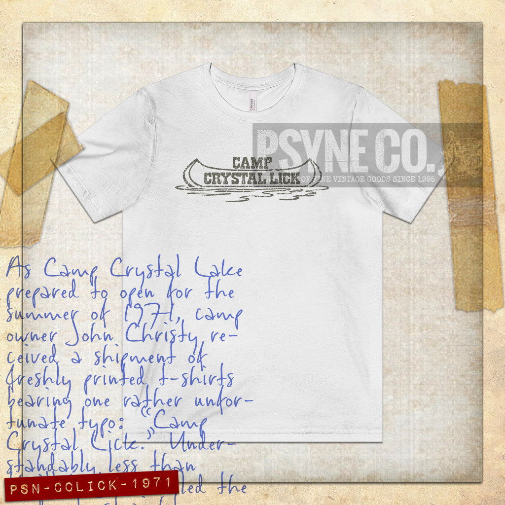 Camp Crystal Lick 1971 Vintage Men's T-Shirt
