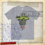 Cuda AAR Lime Light Green 1970 Vintage Men's T-Shirt