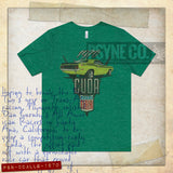 Cuda AAR Lime Light Green 1970 Vintage Men's T-Shirt