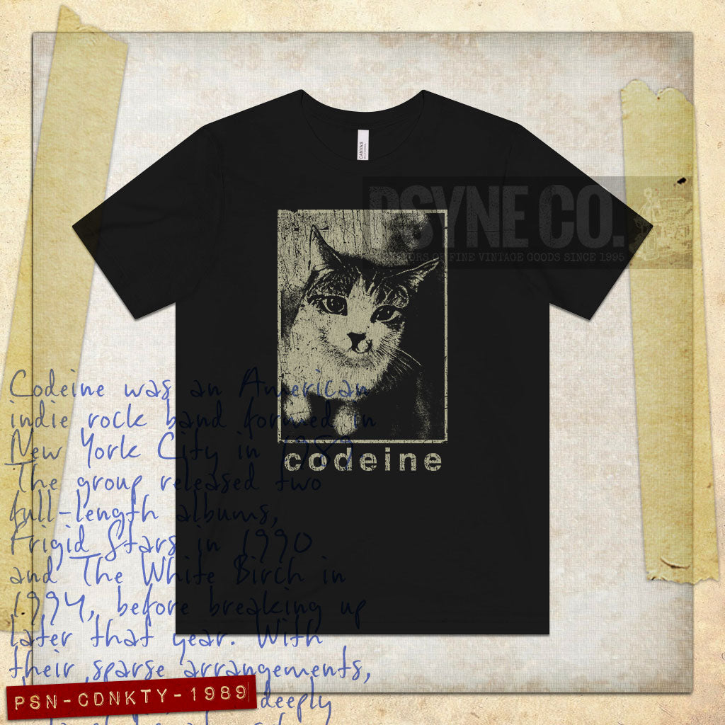 Codeine Kitty 1989 Vintage Men's T-Shirt