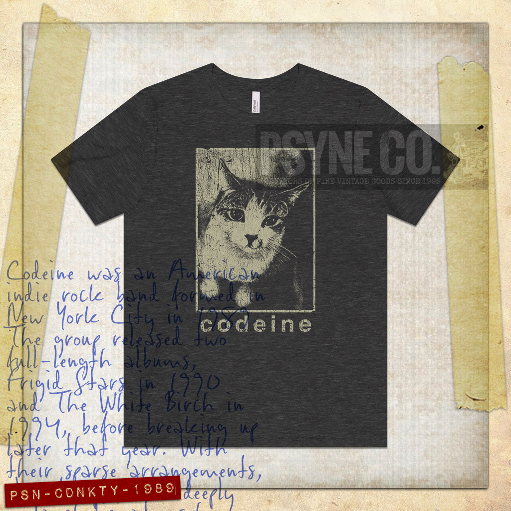 Codeine Kitty 1989 Vintage Men's T-Shirt
