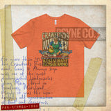Crawfords Restaurant, Guns & Ammo 1980 Vintage Men's T-Shirt