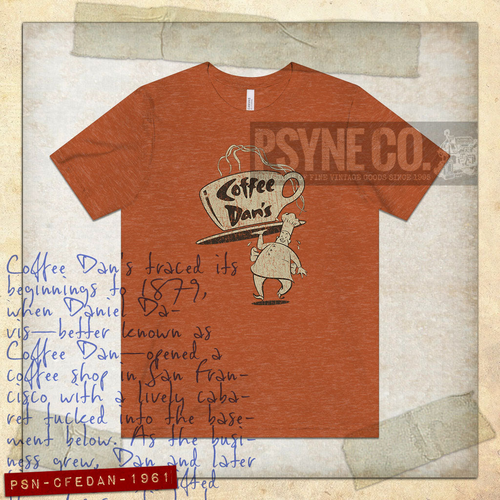 Coffee Dan’s 1961 Vintage Men's T-Shirt