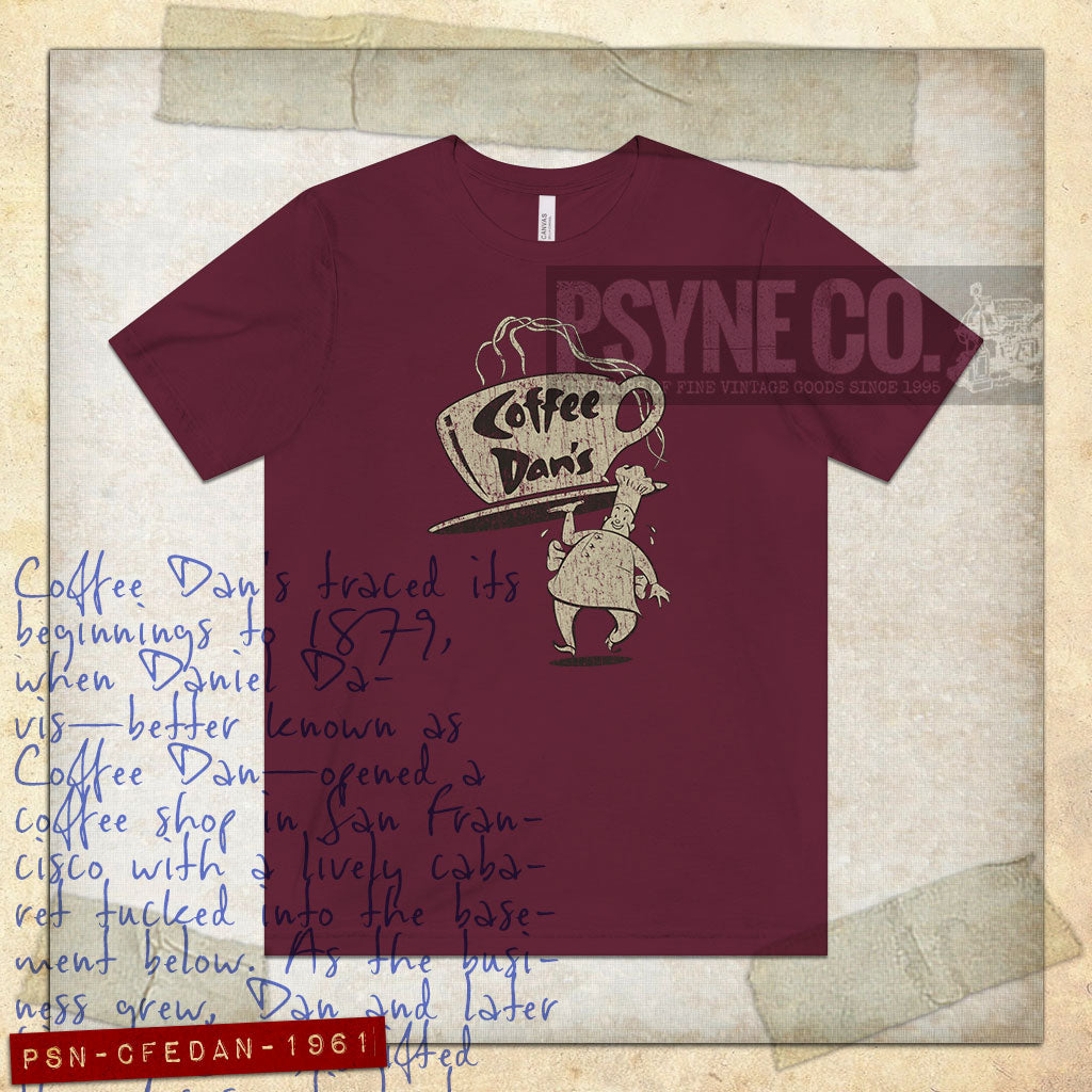 Coffee Dan’s 1961 Vintage Men's T-Shirt