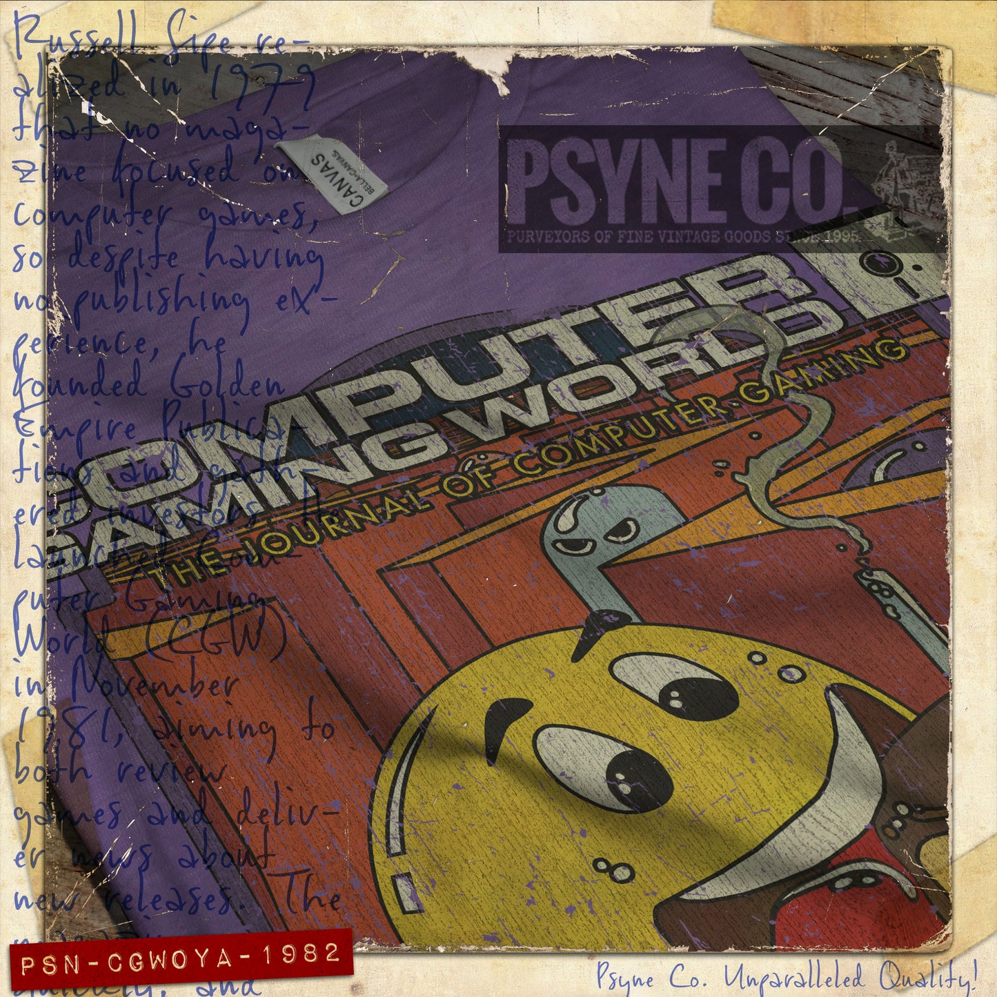 Computer Gaming World One-Year Anniversary 1982 Vintage Men's T-Shirt