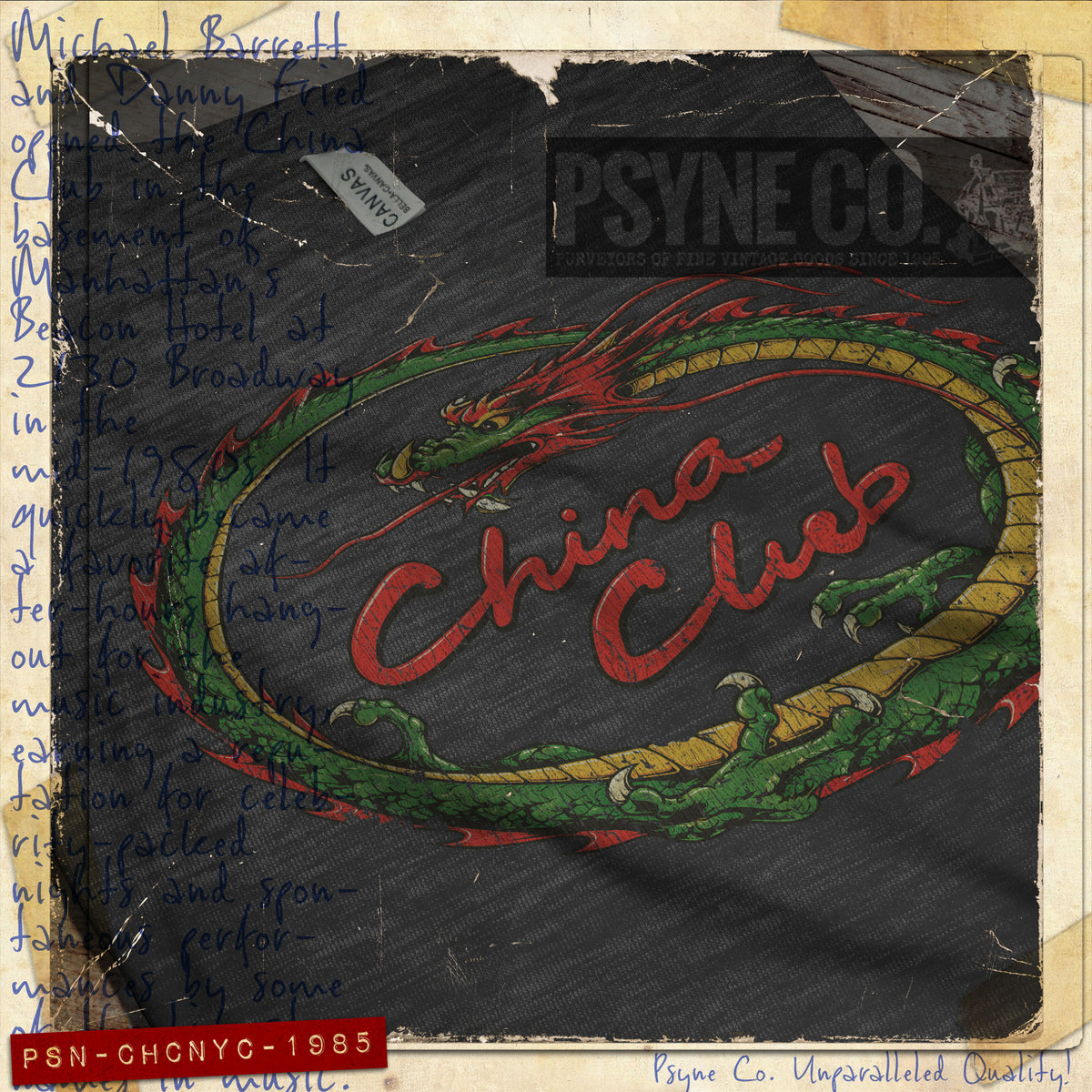China Club NYC 1985 Vintage Men's T-Shirt