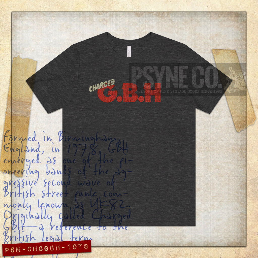Charged GBH 1978 Vintage Men's T-Shirt