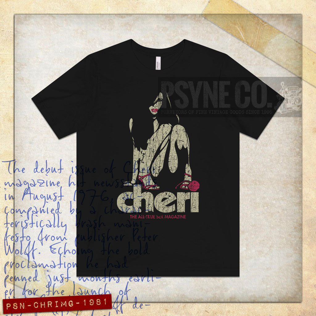 Cheri Magazine 1981 Vintage Men's T-Shirt