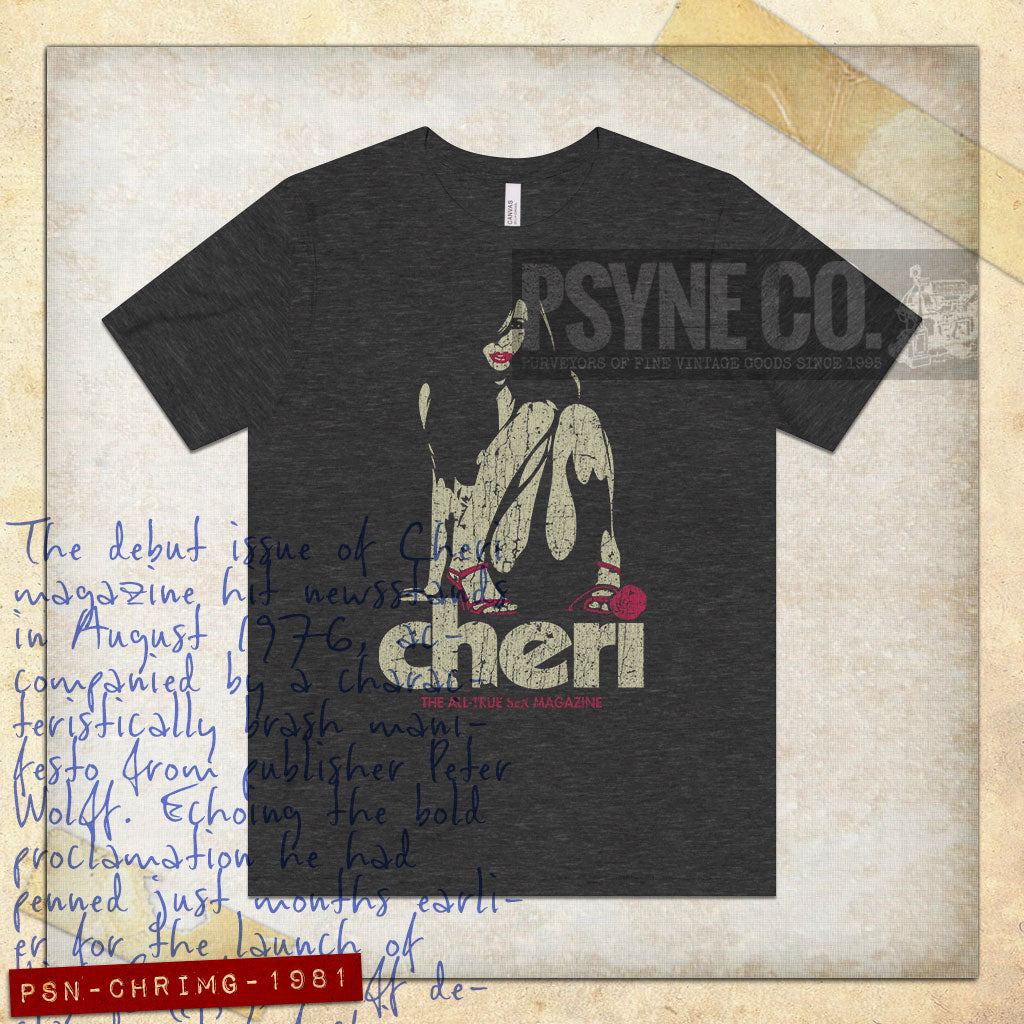 Cheri Magazine 1981 Vintage Men's T-Shirt