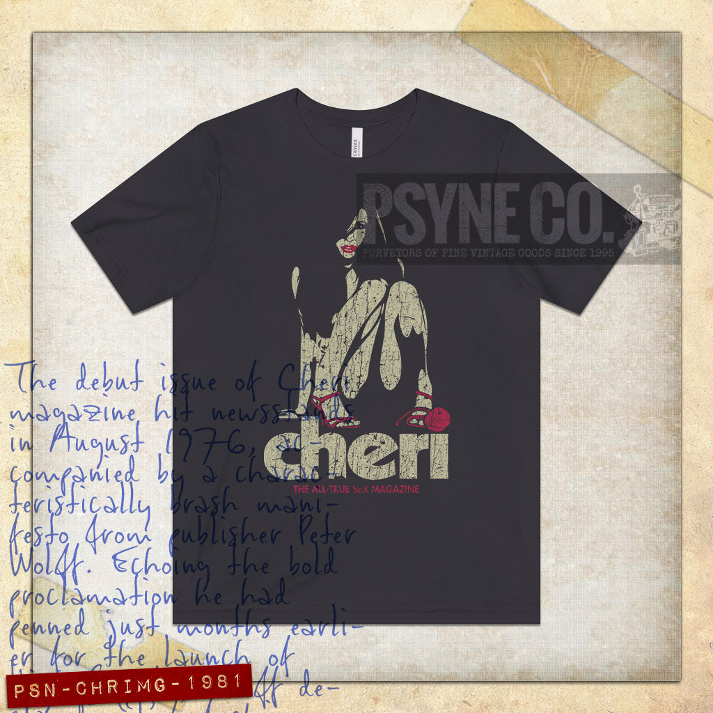 Cheri Magazine 1981 Vintage Men's T-Shirt