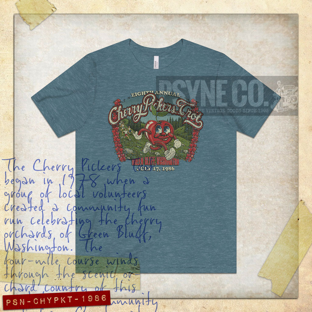 Cherry Pickers Trot 1986 Vintage Men’s T-Shirt