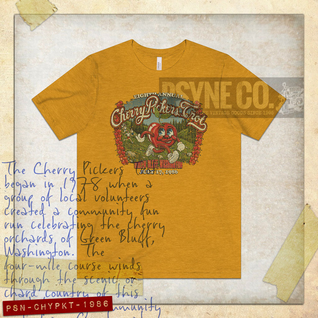 Cherry Pickers Trot 1986 Vintage Men’s T-Shirt