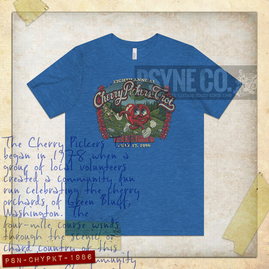 Cherry Pickers Trot 1986 Vintage Men’s T-Shirt
