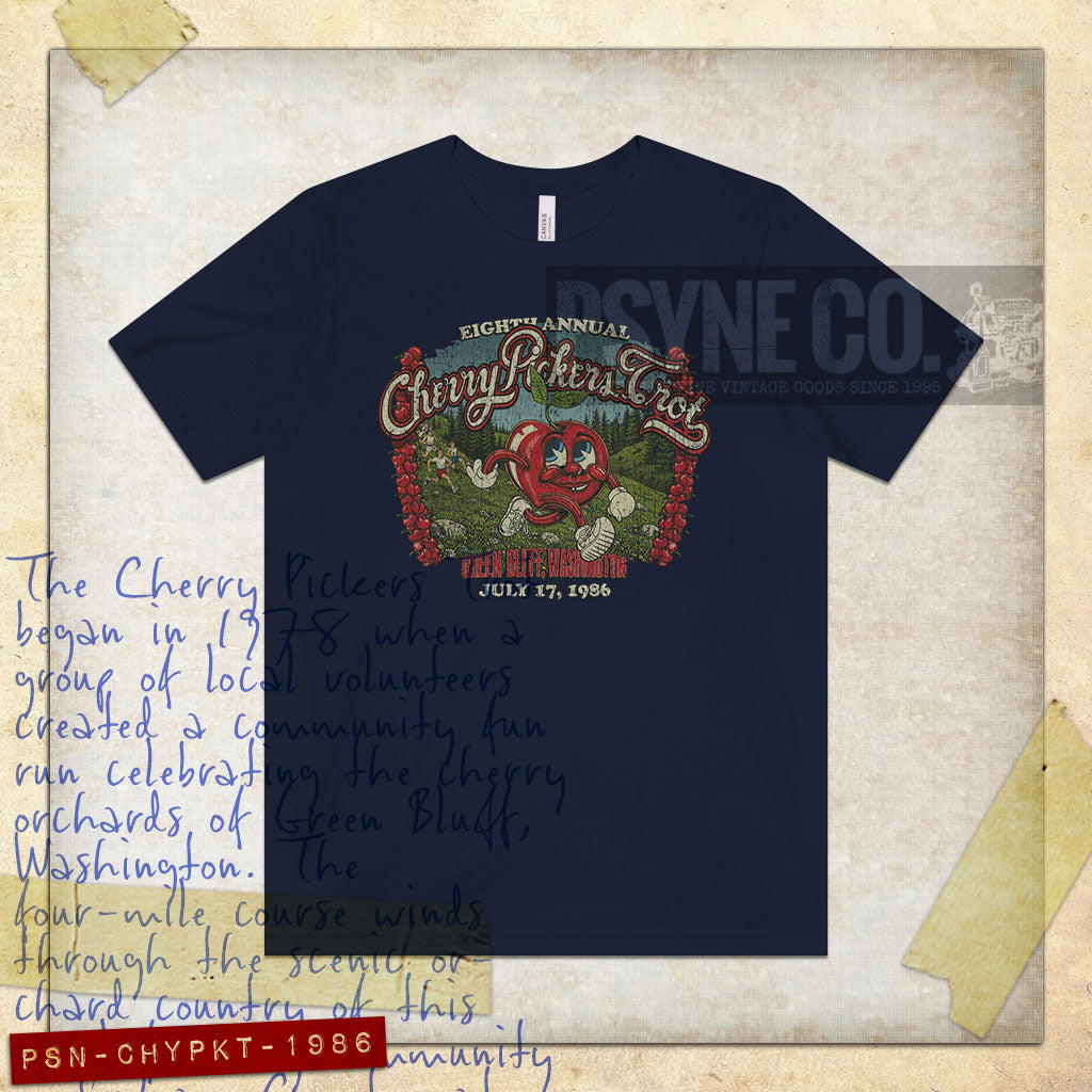 Cherry Pickers Trot 1986 Vintage Men’s T-Shirt