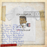 Censorship Is Unamerican 1990 Vintage Men's T-Shirt