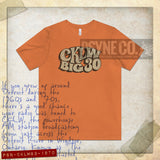 CKLW Big 30 Detroit 1970 Vintage Men's T-Shirt