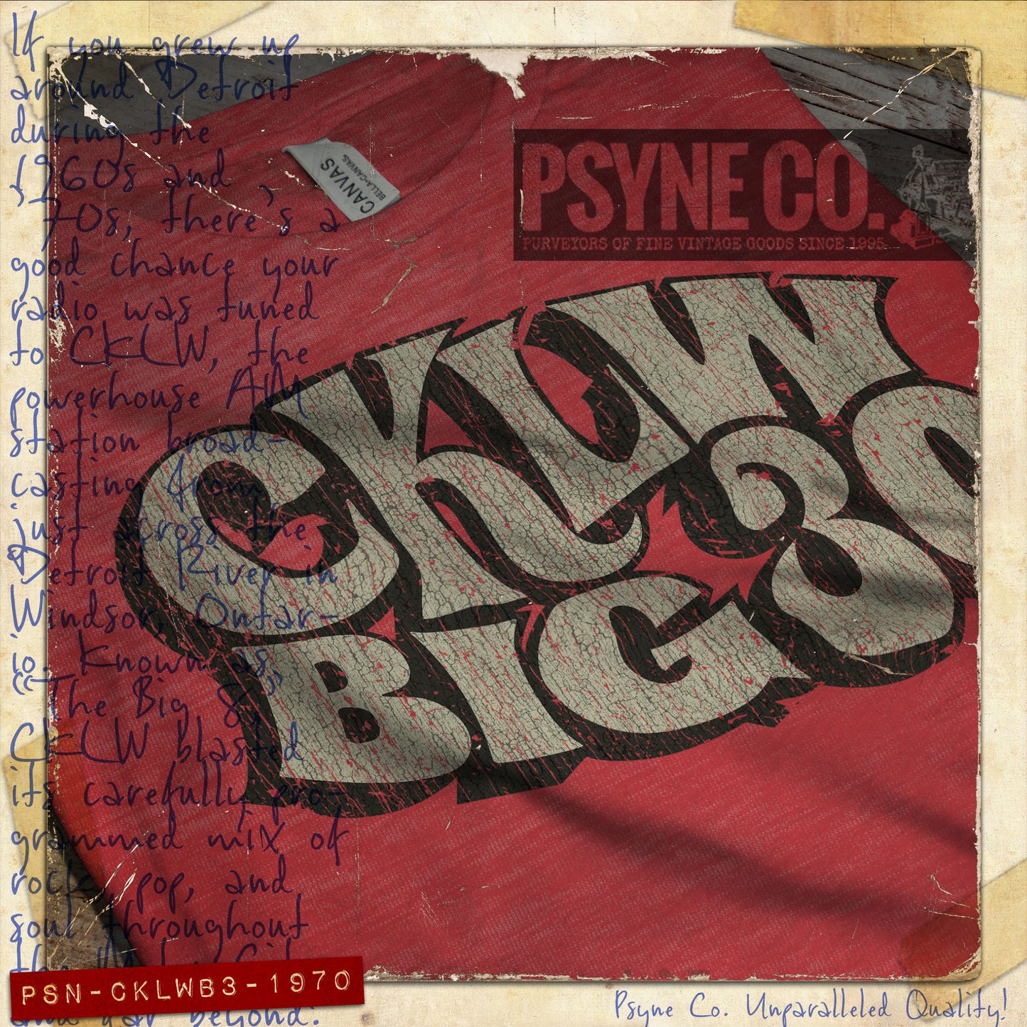 CKLW Big 30 Detroit 1970 Vintage Men's T-Shirt