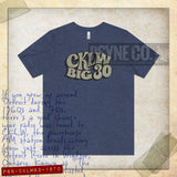 CKLW Big 30 Detroit 1970 Vintage Men's T-Shirt