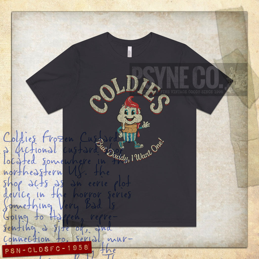Coldies Frozen Custard 1958 Vintage Men's T-Shirt