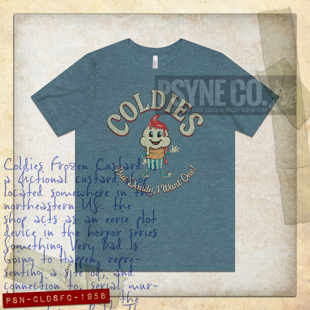 Coldies Frozen Custard 1958 Vintage Men's T-Shirt
