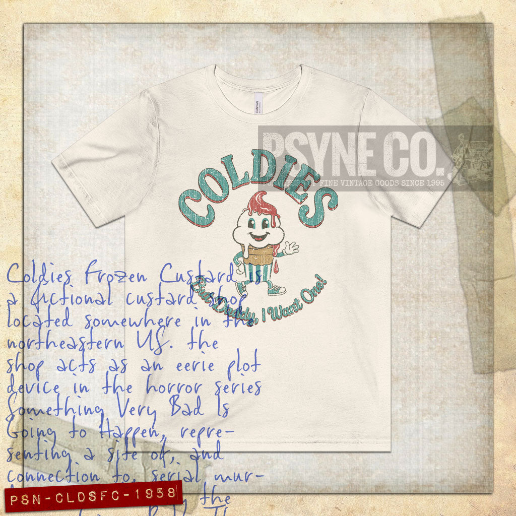 Coldies Frozen Custard 1958 Vintage Men's T-Shirt