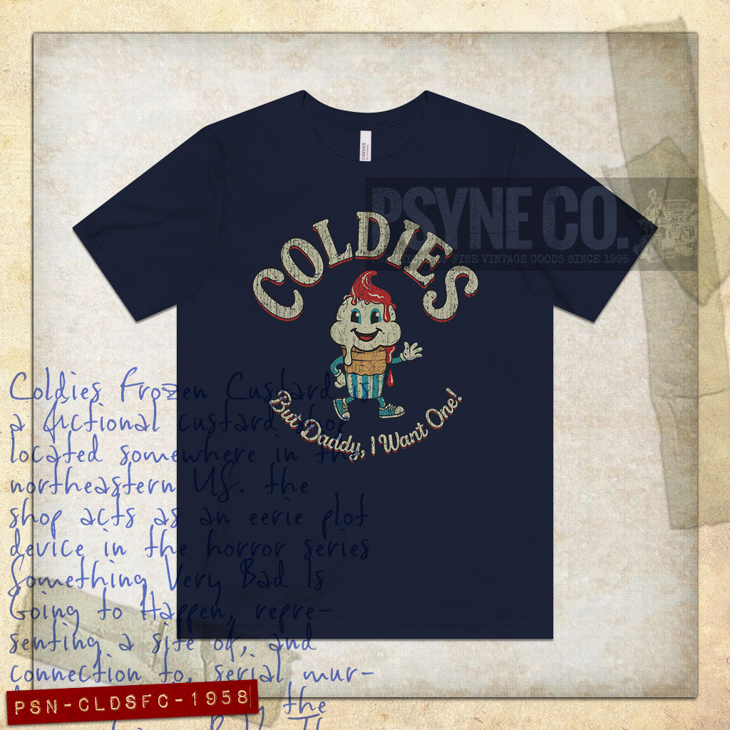 Coldies Frozen Custard 1958 Vintage Men's T-Shirt