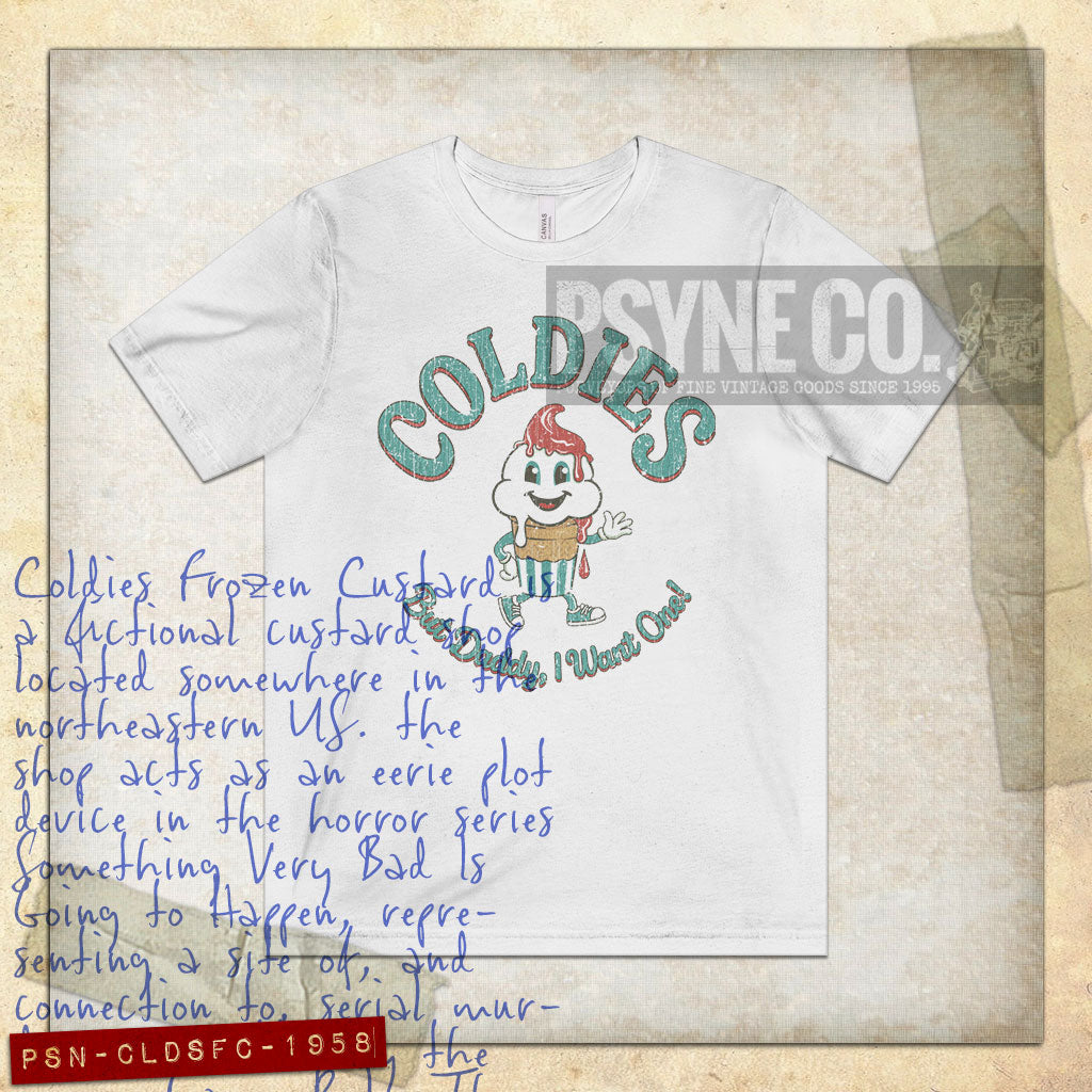 Coldies Frozen Custard 1958 Vintage Men's T-Shirt