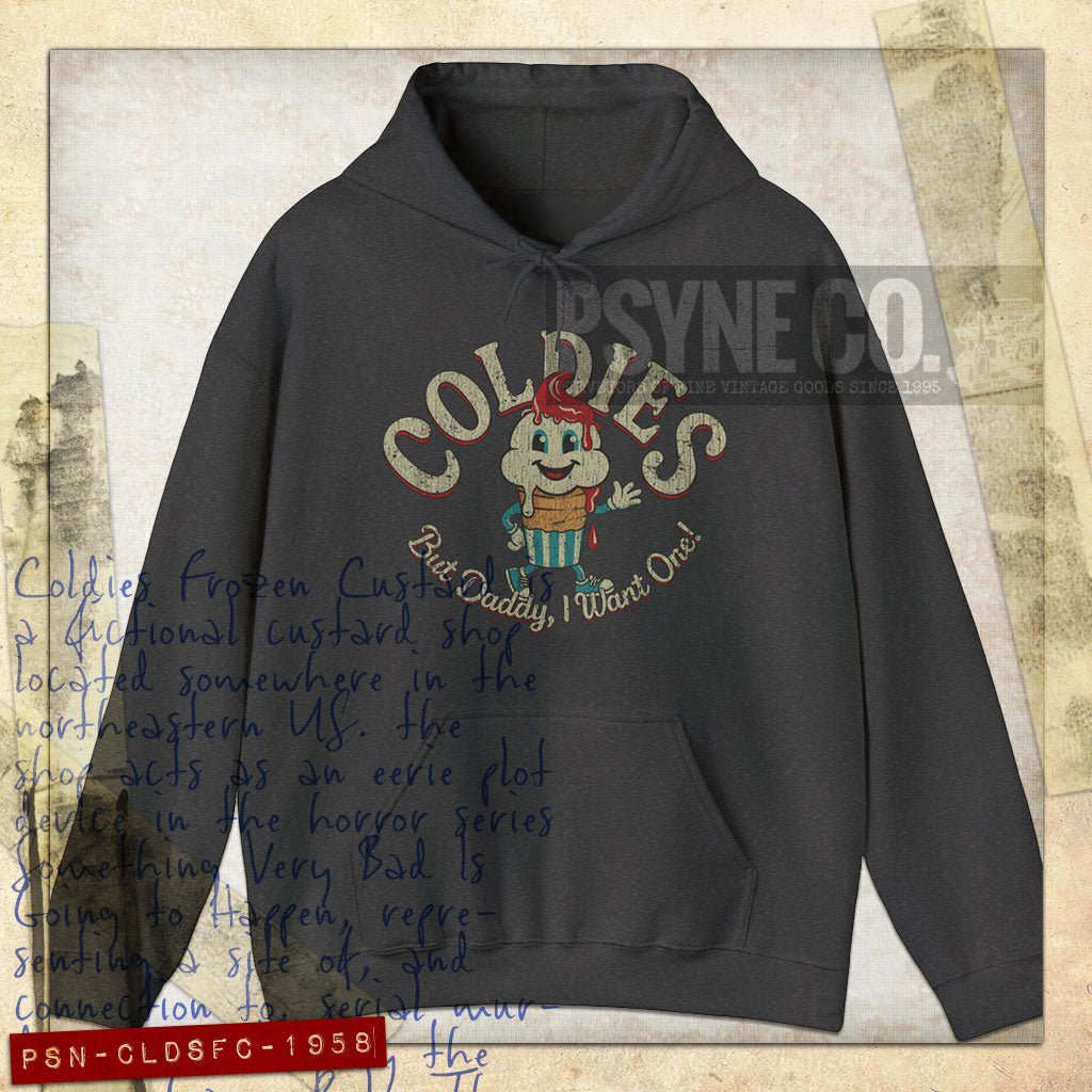 Coldies Frozen Custard 1958 Vintage Men's Hoodie