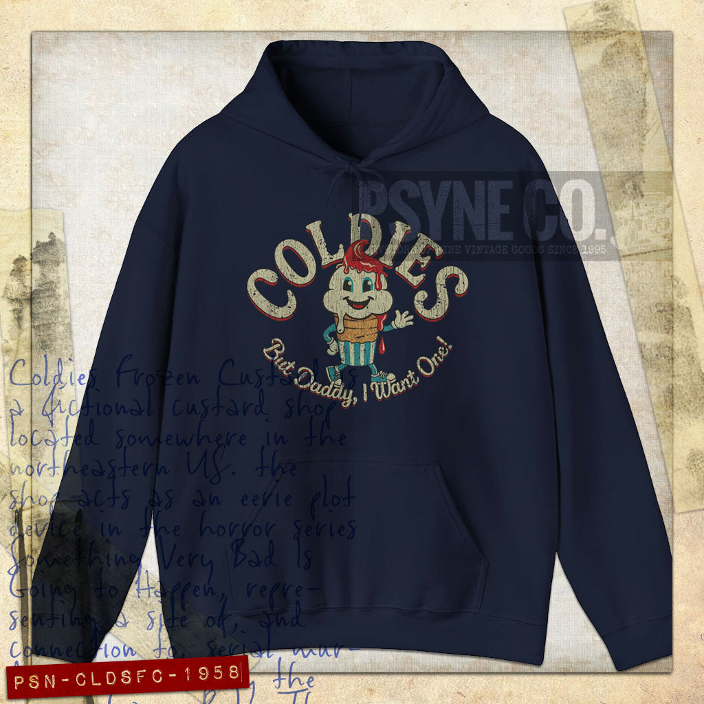 Coldies Frozen Custard 1958 Vintage Men's Hoodie