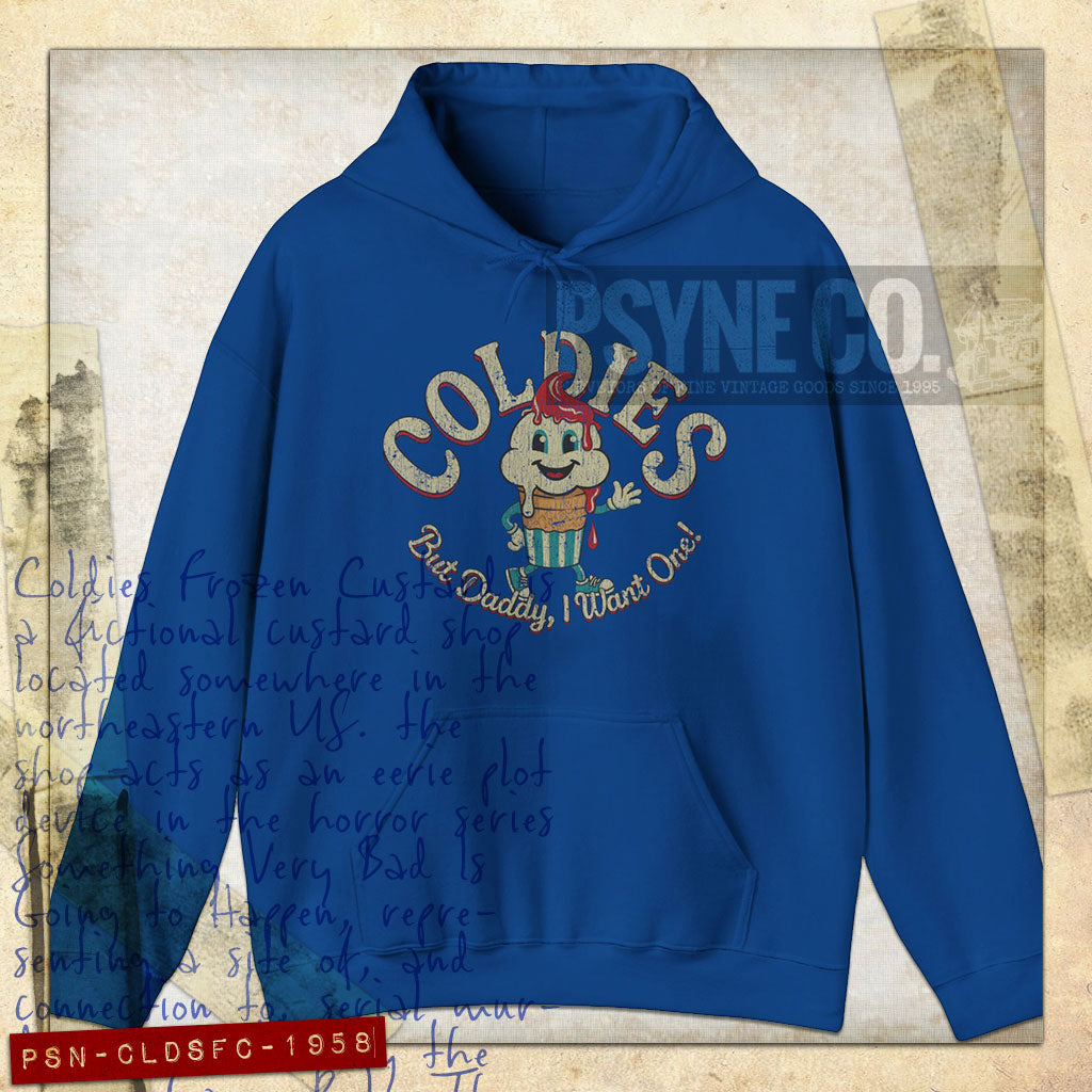 Coldies Frozen Custard 1958 Vintage Men's Hoodie