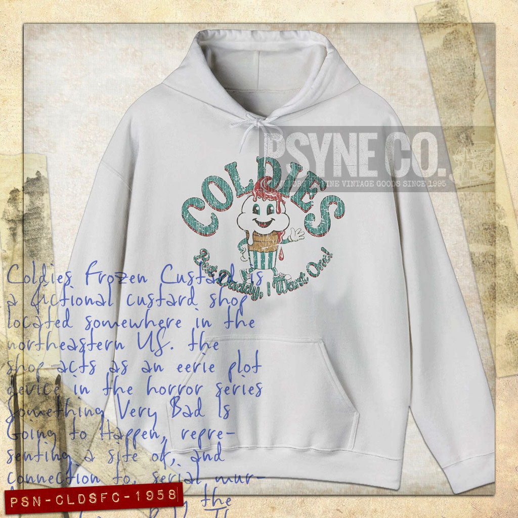 Coldies Frozen Custard 1958 Vintage Men's Hoodie