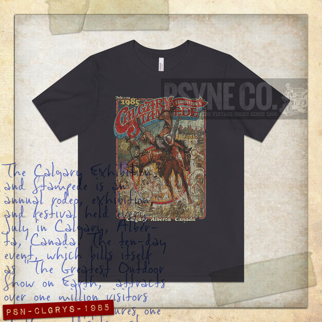 Calgary Exhibition and Stampede 1985 Vintage Men's T-Shirt