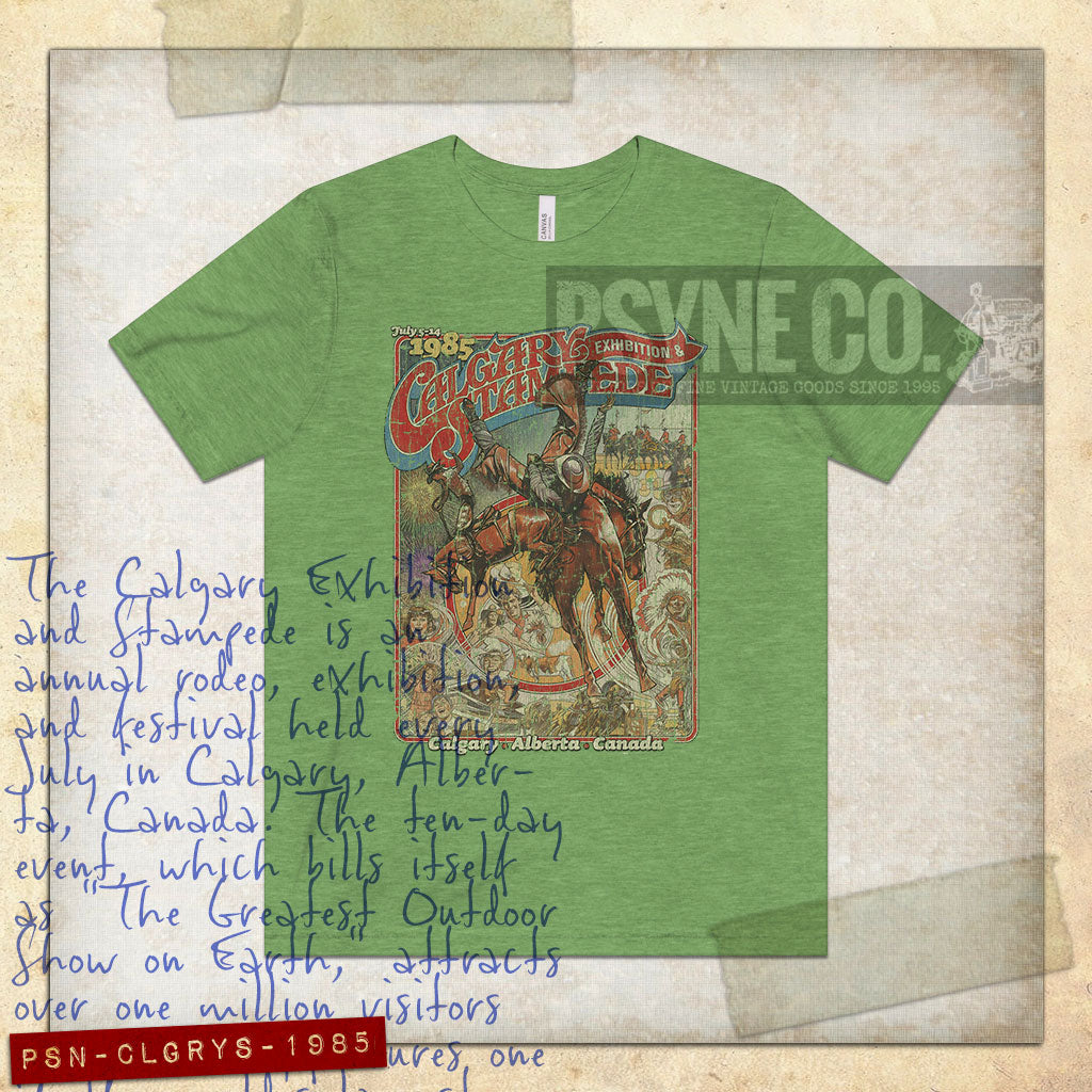 Calgary Exhibition and Stampede 1985 Vintage Men's T-Shirt
