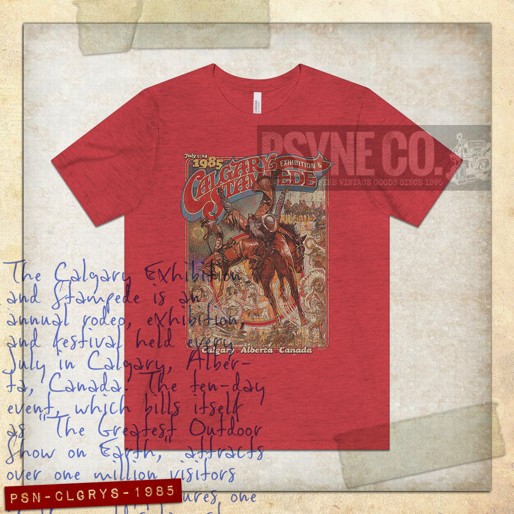 Calgary Exhibition and Stampede 1985 Vintage Men's T-Shirt