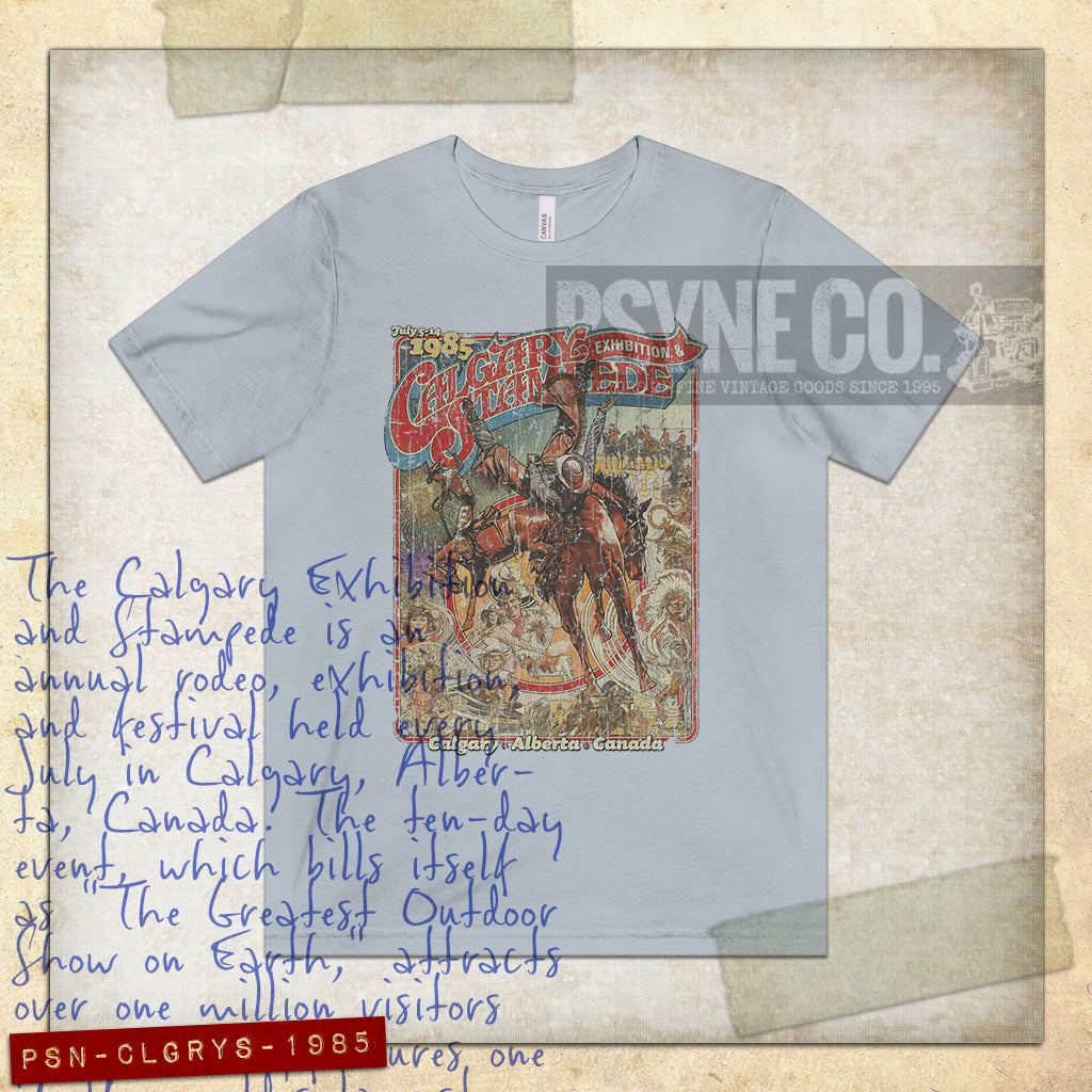 Calgary Exhibition and Stampede 1985 Vintage Men's T-Shirt