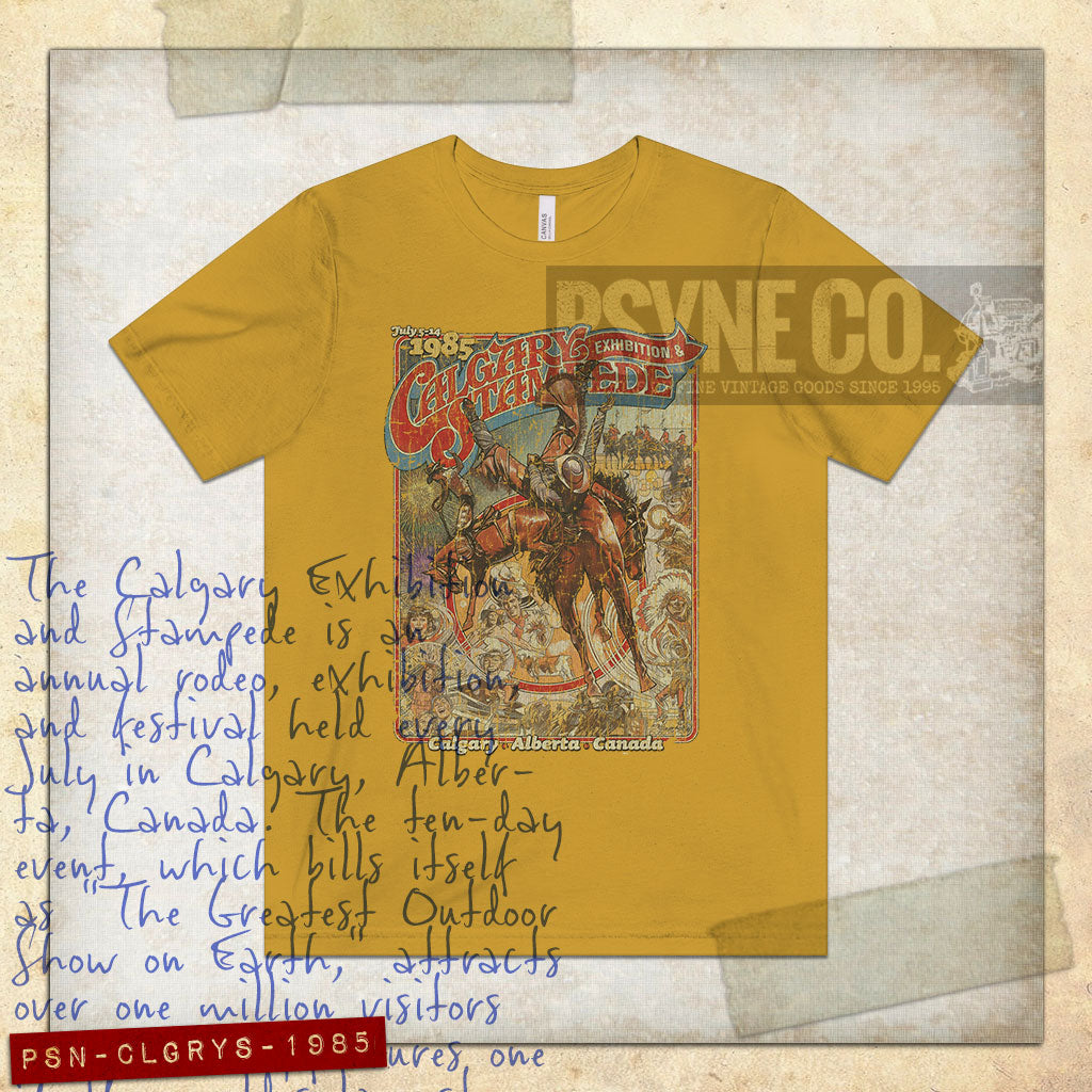 Calgary Exhibition and Stampede 1985 Vintage Men's T-Shirt