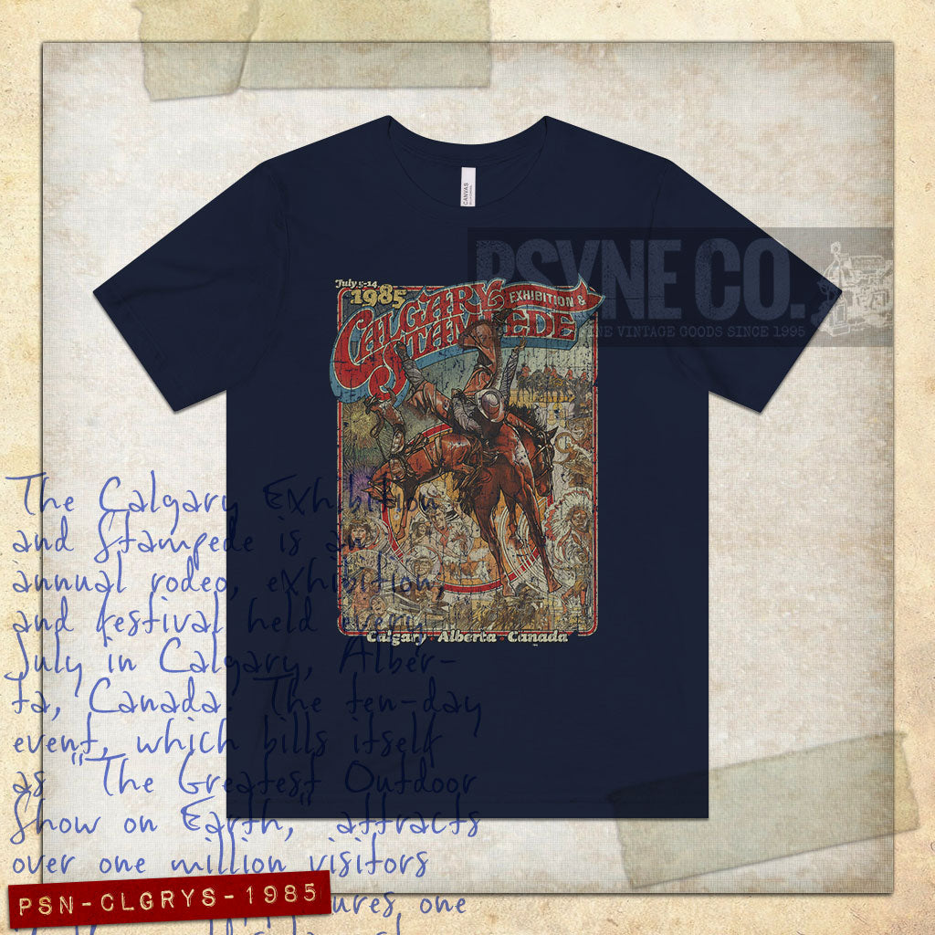 Calgary Exhibition and Stampede 1985 Vintage Men's T-Shirt