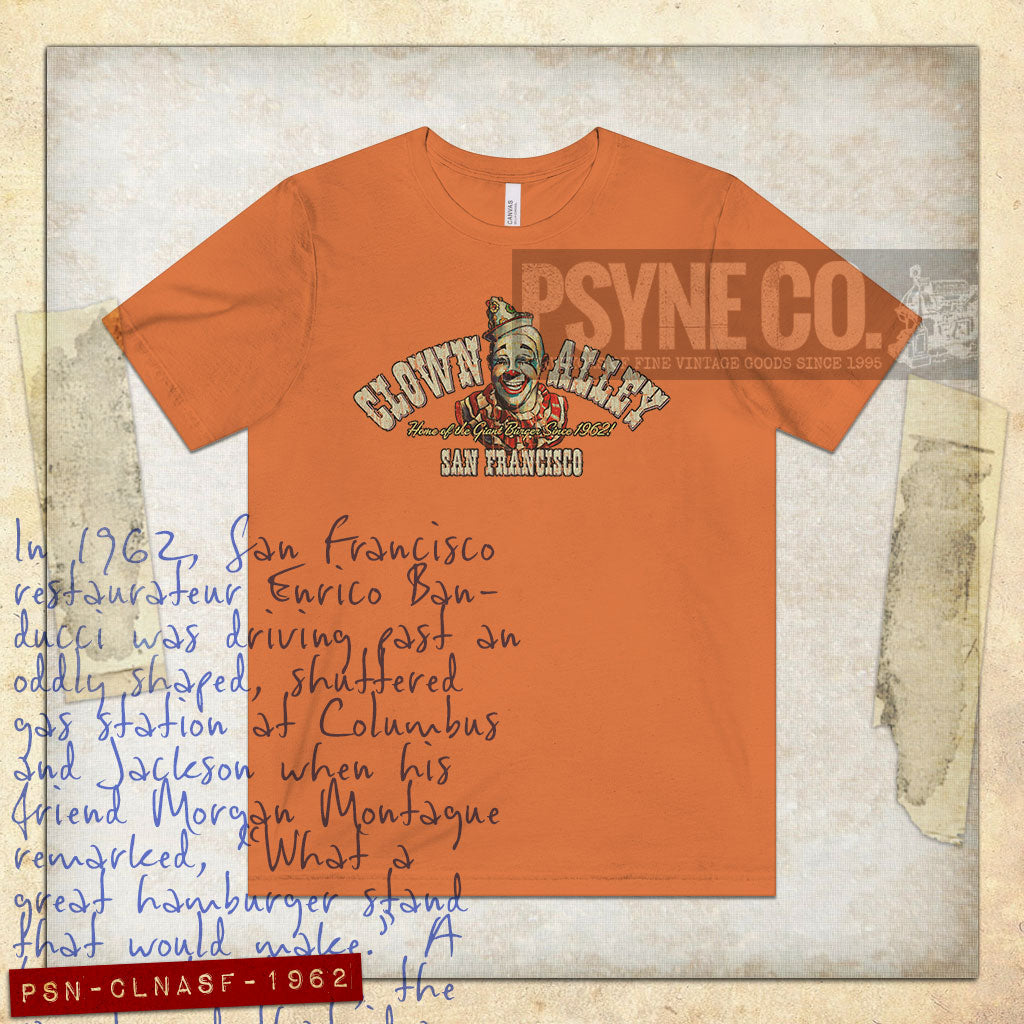 Clown Alley San Francisco 1962 Vintage Men's T-Shirt