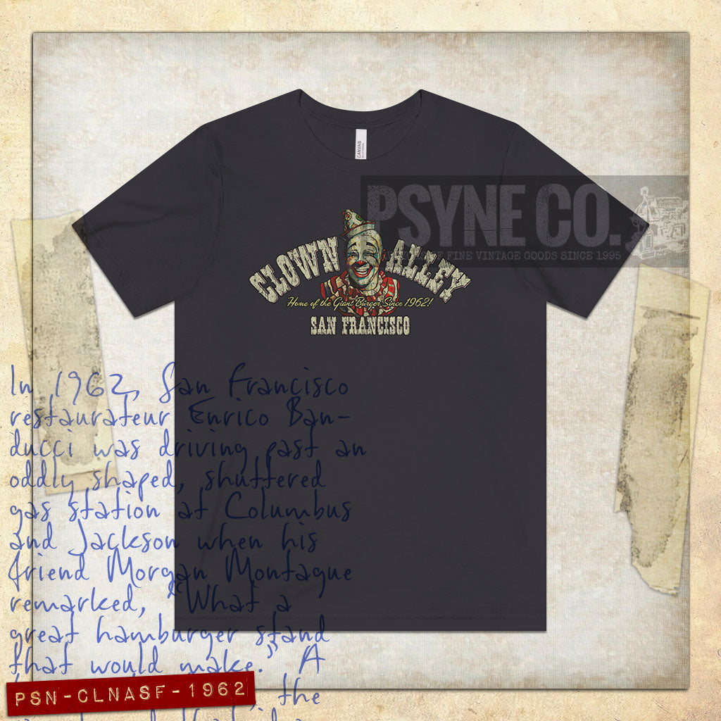 Clown Alley San Francisco 1962 Vintage Men's T-Shirt